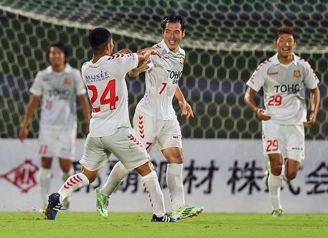 【明治安田Ｊ３ 第19節 琉球vs福島】接戦を制す決勝点を挙げた茂木（福島）（2/2）