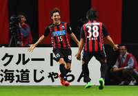 【明治安田Ｊ２ 第22節 札幌vs大宮】今季初ゴールとなる先制点を挙げた古田（札幌）（1/3）