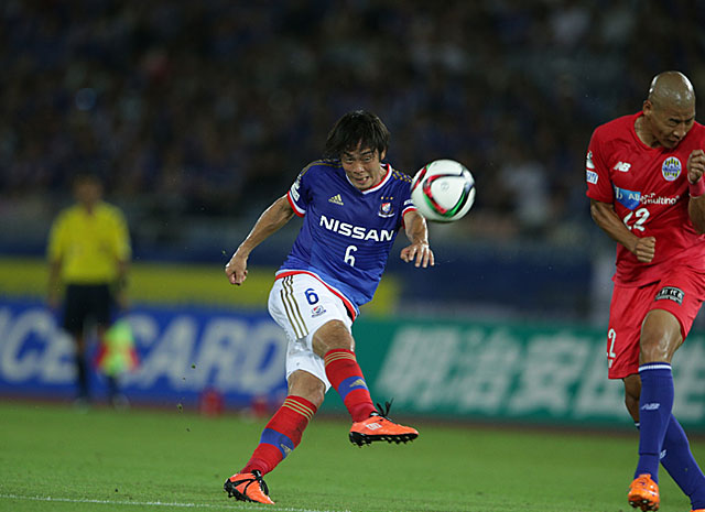 【明治安田Ｊ１ ２ｎｄ 第1節 横浜FMvs山形】惜しいシュートを放った三門（横浜FM）（6/6）