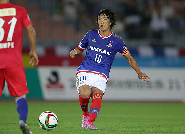 【明治安田Ｊ１ ２ｎｄ 第1節 横浜FMvs山形】先発復帰を果たし、71分までプレーした中村（横浜FM）（4/6）