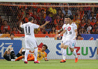 【明治安田Ｊ１ ２ｎｄ 第1節 清水vs神戸】先制点を決め、大量得点の口火を切った森岡（神戸 #10）（2/6）