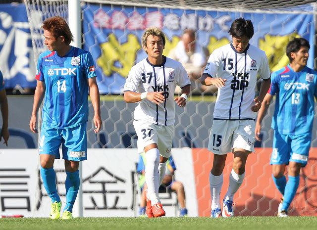 【明治安田Ｊ３ 第20節 秋田vs富山】68分にPKを決めて試合を振り出しに戻した北井（富山 #37）（2/2）