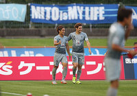 【明治安田Ｊ２ 第23節 水戸vs福岡】金森（#7）の2試合連続ゴールで先制した福岡（1/3）