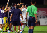 【明治安田Ｊ２ 第23節 讃岐vs金沢】FKを直接ゴールに突き刺した辻尾（金沢）（3/3）