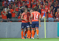 【明治安田Ｊ２ 第23節 大宮vs岡山】3試合連続ゴールを決めた横谷（大宮）（2/3）