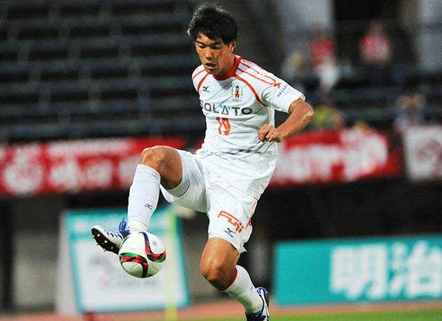 【明治安田Ｊ２ 第23節 熊本vs愛媛】今季初先発で67分までプレーした渡辺（愛媛）（2/3）