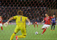 【明治安田Ｊ１ ２ｎｄ 第2節 名古屋vsＧ大阪】同点となるPKを決めた田中　マルクス闘莉王（名古屋）（4/5）