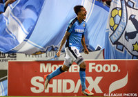 【明治安田Ｊ２ 第24節 磐田vs千葉】豪快な一撃で決勝点を決めたジェイ（磐田）（1/3）