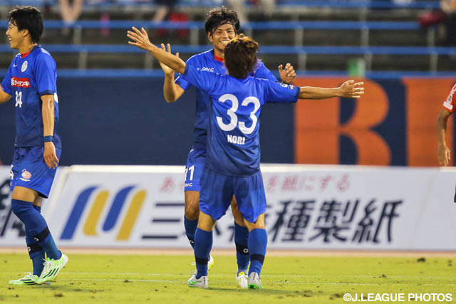 【明治安田Ｊ２ 第24節 愛媛vs水戸】三島　康平の3試合ぶりの得点で先制した水戸（4/6）