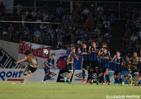  【明治安田Ｊ１ ２ｎｄ 第3節 Ｇ大阪vs横浜FM】試合終了間際の94分、中村（横浜FM）が起死回生の同点FKを叩き込む（横浜FM）（6/８）