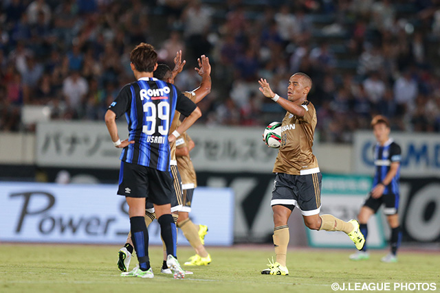  【明治安田Ｊ１ ２ｎｄ 第3節 Ｇ大阪vs横浜FM】83分に反撃のゴールを決めたアデミウソン（横浜FM）（5/８）