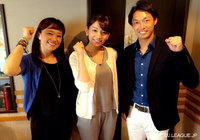 【2015年7月22日 京都vs福岡】美尾　敦コーチ（京都 育成・普及部）とラジオ番組に出演した佐藤美希さん