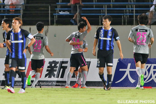 【明治安田Ｊ１ ２ｎｄ 第6節 Ｇ大阪vs鳥栖】一瞬の隙を突き、同点ゴールを押し込んだ鎌田　大地（鳥栖 #24）（4/6）