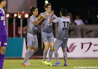 【明治安田Ｊ２ 第25節 京都vs福岡】酒井　宣福の豪快なシュートで同点に追いついた福岡（2/3）