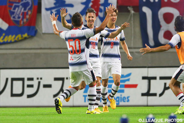 【明治安田Ｊ１ ２ｎｄ 第4節 鹿島vsFC東京】Ｊリーグ初得点で同点としたネイサン　バーンズ（FC東京）（4/6）