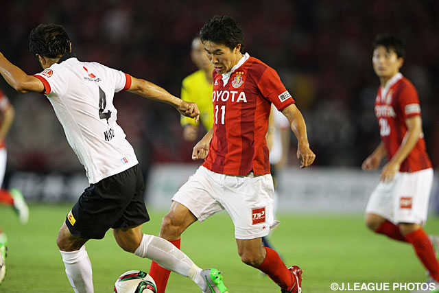 【明治安田Ｊ１ ２ｎｄ 第4節 名古屋vs浦和】同点ゴールの起点となった永井　謙佑（名古屋）（5/7）