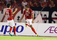 【明治安田Ｊ１ ２ｎｄ 第4節 名古屋vs浦和】ヘディングで同点ゴールを決めた川又　堅碁（名古屋）（4/7）