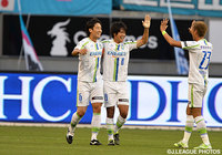 【明治安田Ｊ１ ２ｎｄ 第4節 鳥栖vs湘南】試合開始早々の3分に先制ゴールを挙げた山田　直輝（湘南）（2/6）