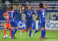 【明治安田Ｊ１ ２ｎｄ 第4節 山形vs新潟】反撃の一撃を決めたディエゴ（山形）（4/6）