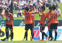 【明治安田Ｊ３ 第22節 相模原vs山口】2ゴールで勝利に導いた岸田　和人（山口）（2/2）