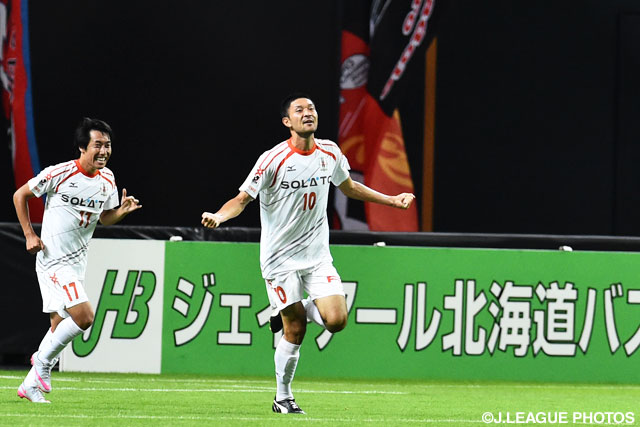 【明治安田Ｊ２ 第26節 札幌vs愛媛】10番を背合う瀬沼　優司の決勝点で愛媛が勝利（2/4）