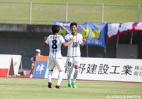 【明治安田Ｊ３ 第22節 福島vs富山】プロ初ゴールで勝利に貢献した森　泰次郎(富山)（3/3）