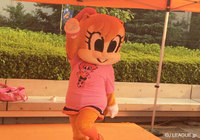 【明治安田Ｊ２ 第26節 大宮vs岐阜】可愛らしいポーズを見せる大宮のマスコット・ミーヤ（1/4）