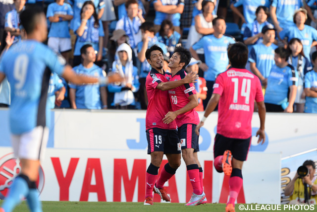 【明治安田Ｊ２ 第26節 磐田vsＣ大阪】2試合連続ゴールを決め、チームに先制点をもたらした田代　有三（Ｃ大阪）（2/4）