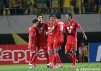 【明治安田Ｊ２ 第26節 千葉vs熊本】先制点を含む2ゴールを決めた齊藤　和樹（#17 熊本）（2/4）