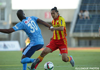 【明治安田Ｊ２ 第26節 讃岐vs北九州】果敢に2試合連続ゴールを狙う原　一樹（北九州）（3/4）