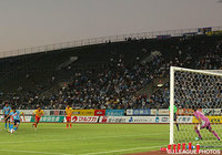 【明治安田Ｊ２ 第26節 讃岐vs北九州】決勝のPKを冷静に決めた木島　良輔（讃岐）（2/4）