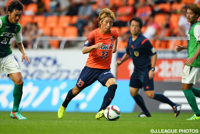 【明治安田Ｊ３ 第23節 長野vs相模原】90分間中盤で奮闘した山田　晃平（長野）（2/2）