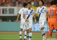 【明治安田Ｊ１ ２ｎｄ 第5節 新潟vsＧ大阪】米倉　恒貴がCKを頭で決め、同点に追いついたＧ大阪（3/6）