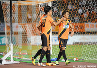 【明治安田Ｊ３ 第23節 山口vs福島】後半アディショナルタイムにダメ押しの3点目を決めた平林　輝良寛（山口）（2/2）