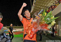 【明治安田Ｊ３ 第23節 山口vs福島】9試合連続となるゴールを決めた岸田　和人（山口）（1/2）