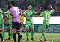 【明治安田Ｊ３ 第23節 鳥取vs藤枝】2ゴールでチームを勝利に導いた田中　智大（鳥取）（1/2）