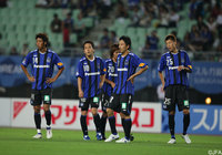 【スルガ銀行チャンピオンシップ2008 Ｇ大阪vsアルセナル】敗戦し落胆するＧ大阪の選手たち（7/10）