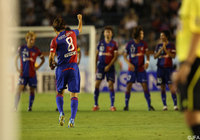 【スルガ銀行チャンピオンシップ2010 FC東京vsリガ・デ・キト】2人目のキッカーを務め、確実にネットを揺らした松下（6/9）