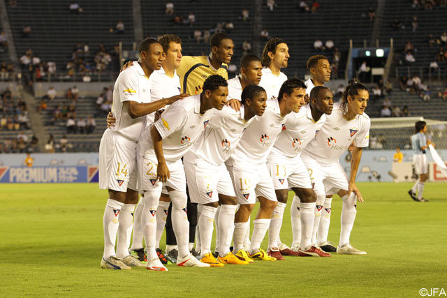 【スルガ銀行チャンピオンシップ2010 FC東京vsリガ・デ・キト】2009年コパ・トタル・スダメリカーナを制したエクアドルの強豪リガ・デ・キト（2/9）