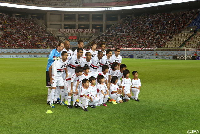 【スルガ銀行チャンピオンシップ2013 鹿島vsサンパウロFC】2012年のコパ・トタル・スダメリカーナ覇者となったサンパウロFC（2/9）