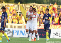 【明治安田Ｊ２ 第27節 北九州vs大宮】追加点を決めたムルジャ（大宮）とアシストした横谷　繁（大宮）（3/4）