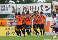 【明治安田Ｊ３ 第24節 盛岡vs山口】77分に決勝ゴールを挙げチームを７連勝に導いた小塚　和季（#14 山口）（3/3）