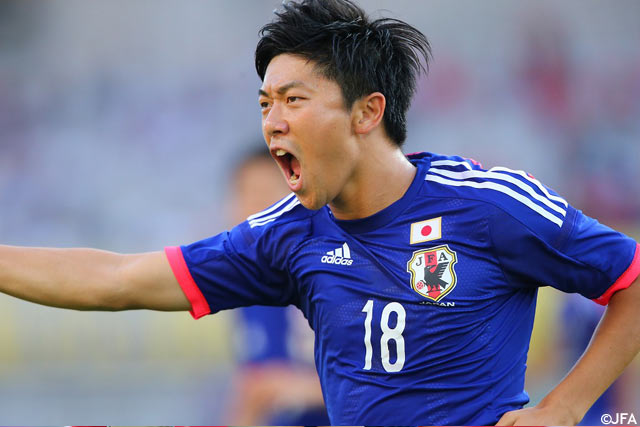 【EAFF東アジアカップ2015 日本vs北朝鮮】開始早々の3分に先制点を挙げた武藤（浦和）(2/10)