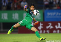 【明治安田Ｊ２ 第28節 金沢vs福岡】完封勝利に貢献した中村　航輔（福岡）（2/3）