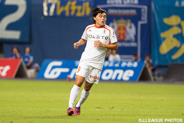 【明治安田Ｊ２ 第28節 大分vs愛媛】66分から加入後初出場を果たした安田　晃大（愛媛）（2/3）