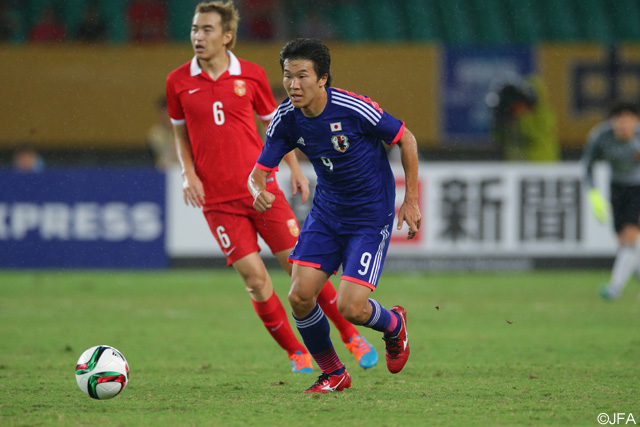 【EAFF東アジアカップ2015 日本vs中国】ゴールならずも、快速を活かしてチャンスに絡んだ永井（名古屋）(8/10)