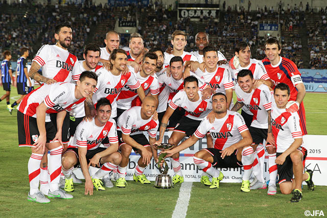 【スルガ銀行チャンピオンシップ2015 Ｇ大阪vsリバープレート】南米勢として6大会ぶりの優勝を飾ったリバープレート（10/10）
