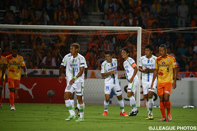 【明治安田Ｊ１ ２ｎｄ 第6節 清水vs湘南】オウンゴールというややラッキーな形で先制した湘南（5/15）