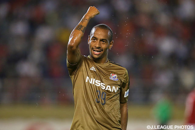 【明治安田Ｊ１ ２ｎｄ 第6節 名古屋vs横浜FM】前半終了間際にリードを2点に広げたアデミウソン（横浜FM）（3/6）