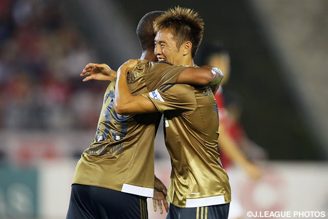 【明治安田Ｊ１ ２ｎｄ 第6節 名古屋vs横浜FM】強烈な一撃で2試合連続の先制点を奪った齋藤　学（横浜FM）（2/6）
